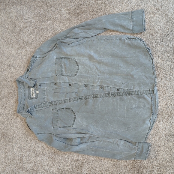 *LAST CHANCE* Express Boyfriend-fit Button Down - Picture 1 of 5